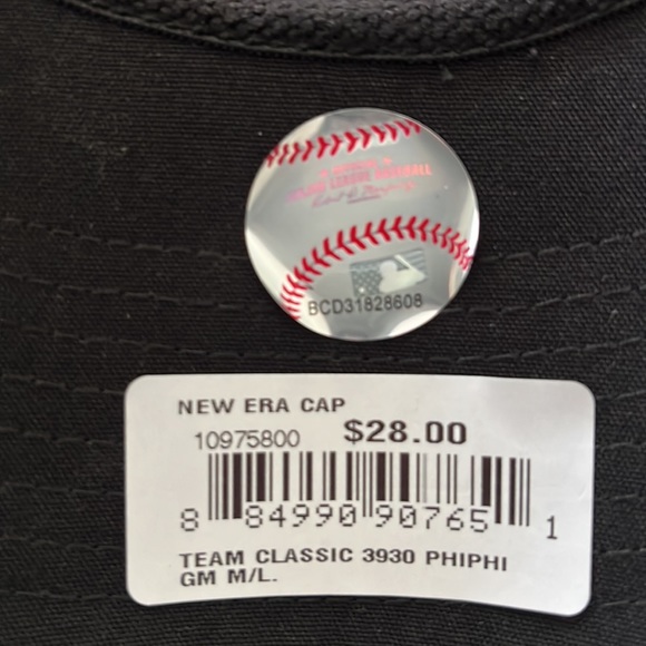 NWT Philadelphia Phillies MLB New Era 39THIRTY Adult Baseball Cap Medium/Large - Picture 6 of 6